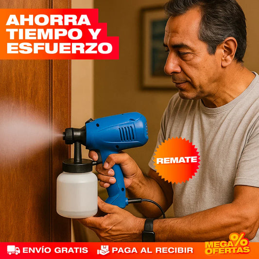 Pulverizadora de Pintura Profesional con Compresor Especializado