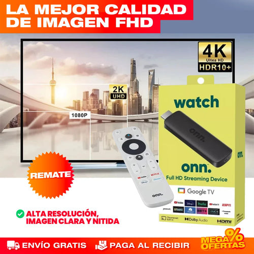 Convertidor ORIGINAL | SMART TV + CONTROL REMOTO