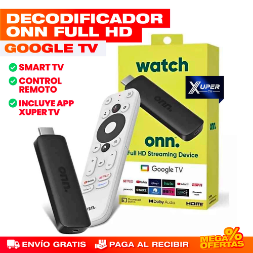 Convertidor ORIGINAL | SMART TV + CONTROL REMOTO