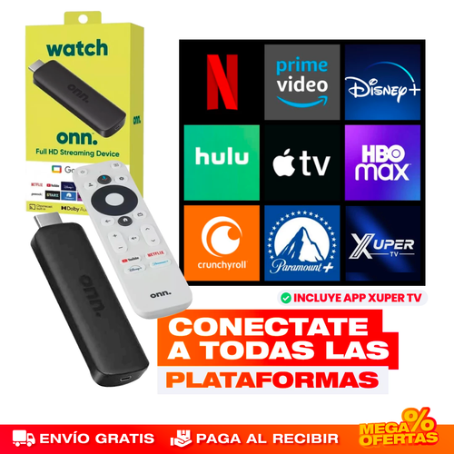 Convertidor ORIGINAL | SMART TV + CONTROL REMOTO